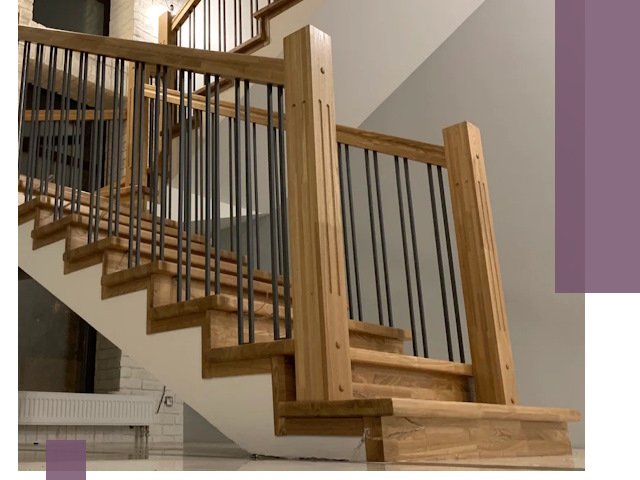 Реставрация деревянных и металлических лестниц в Королёве
