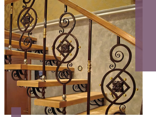 Изготовление кованых лестниц под ключ в Королёве