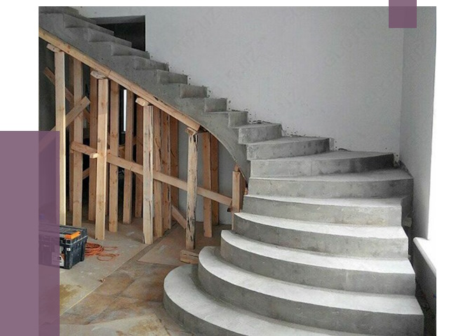 Изготовление бетонных лестниц под ключ в Королёве от 20274 руб. | ПРОЛЁТ-Кор