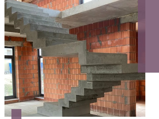 Изготовление бетонных лестниц под ключ в Королёве