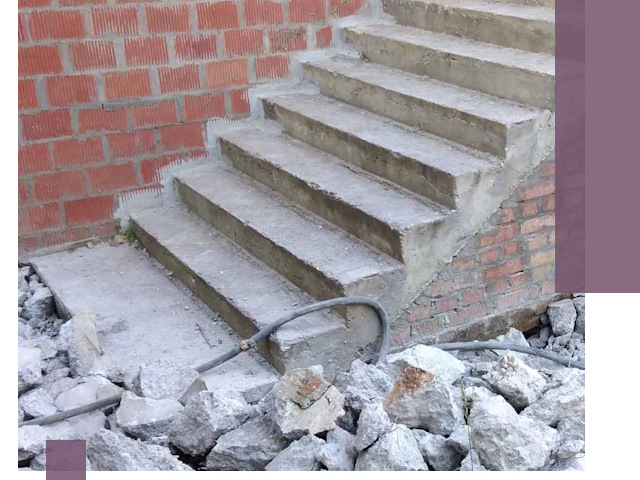 Демонтаж бетонных лестниц в Королёве: быстро и безопасно