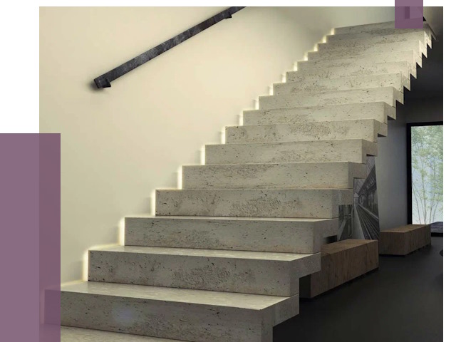 Облицовка бетонных лестниц в Королёве от 4679 руб/м2