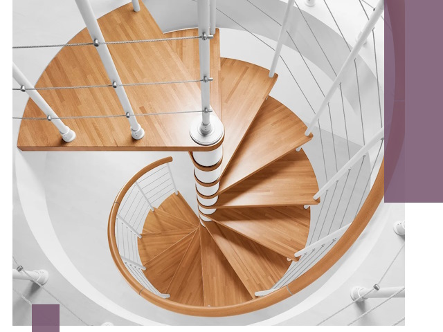 Изготовление винтовых лестниц под ключ в Королёве