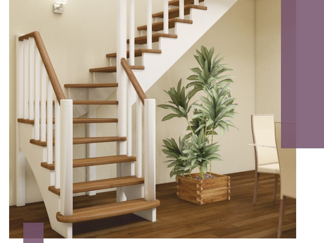 Г-образные лестницы под ключ в Королёве — изготовление и монтаж