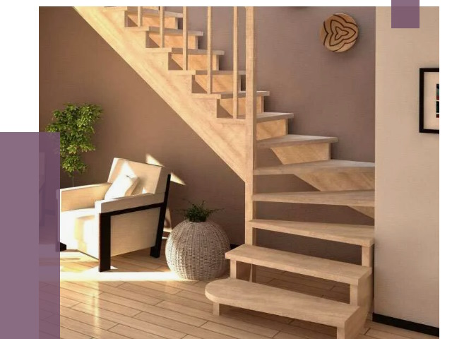 Изготовление Г-образных лестниц в Королёве от 19234 руб. 