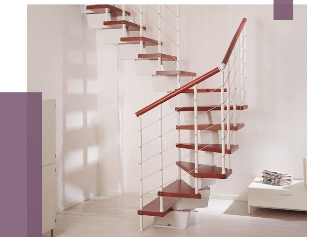 Изготовление лестниц на больцах в Королёве от 9877 руб. | ПРОЛЁТ-Кор