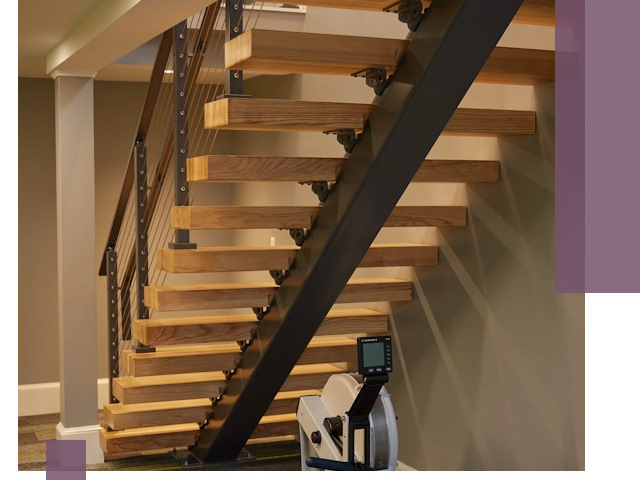 Лестницы на монокосоурах под ключ в Королёве - изготовление и монтаж