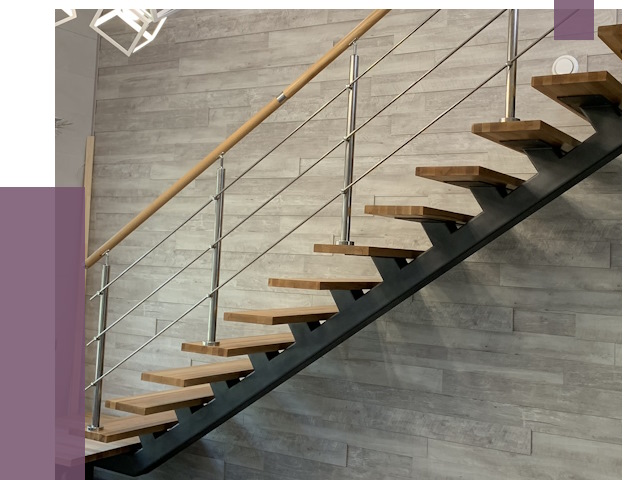 Изготовление лестниц на монокосоуре в Королёве от 77458 руб. 