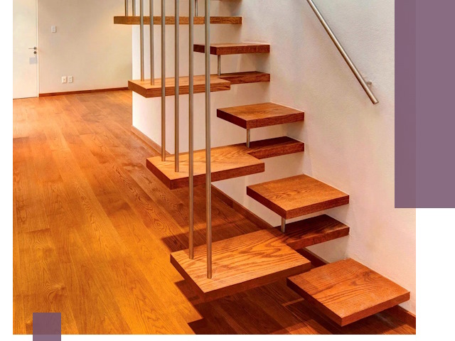 Лестницы «гусиный шаг» на заказ в Королёве для узких пространств