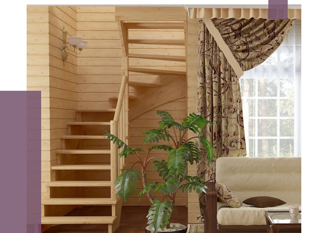 Лестницы для дачи в Королёве от 77198 руб.  | ПРОЛЁТ-Кор