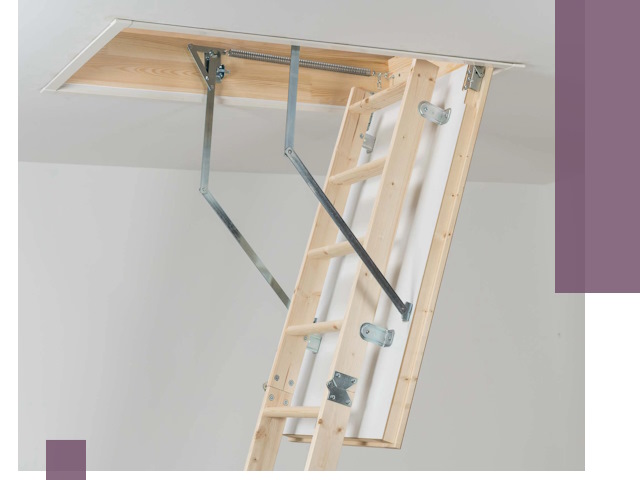 Установка чердачной лестницы под ключ в Королёве