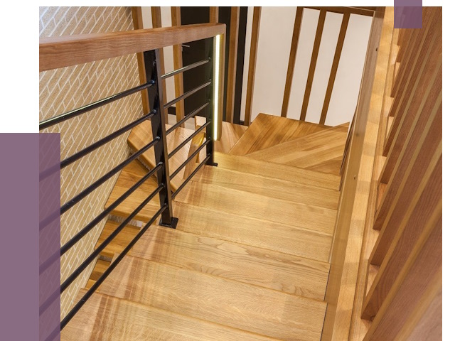 Лестницы из ясеня в Королёве под ключ от 10189 руб. 