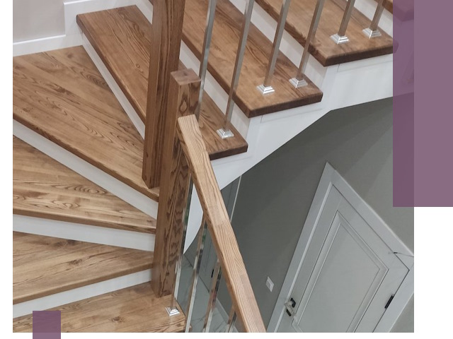 Обшивка металлических лестниц под ключ в Королёве