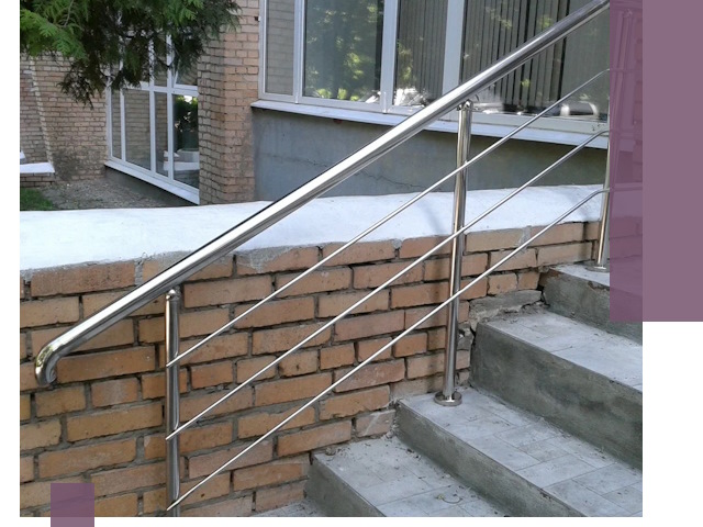 Перила из нержавеющей стали высокого качества в Королёве
