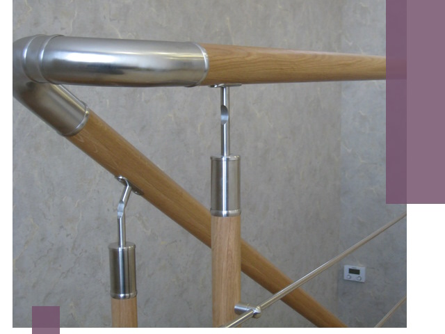 Комбинированные перила на заказ в Королёве — монтаж и производство