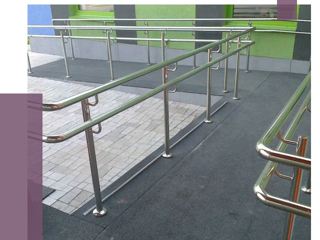 Ограждения пандусов в Королёве от 4419 руб. монтаж | ПРОЛЁТ-Кор