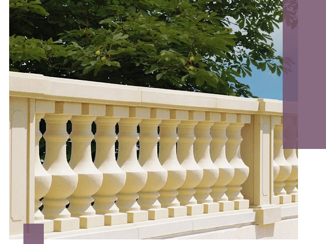 Установка балюстрады в Королёве: изготовление и монтаж под ключ