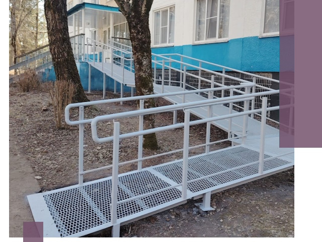 Пандусы под ключ в Королёве: изготовление, монтаж и демонтаж