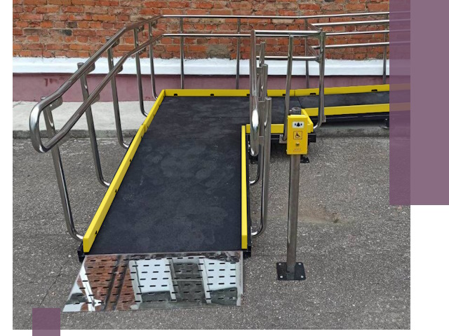 Изготовление наклонных пандусов для инвалидов в Королёве