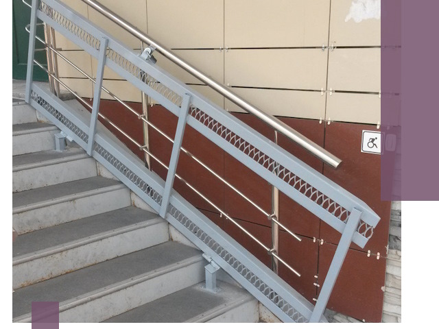 Изготовление откидных пандусов под ключ в Королёве