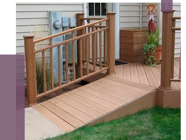 Пандус на крыльцо в Королёве под ключ от 7902 руб. 