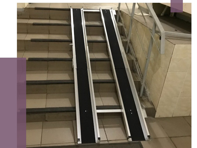 Установка пандуса в подъезд в Королёве от 8110 руб. под ключ | ПРОЛЁТ-Кор