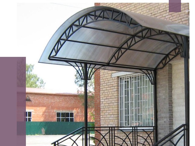 Металлические навесы и козырьки в Королёве от 12996 руб.