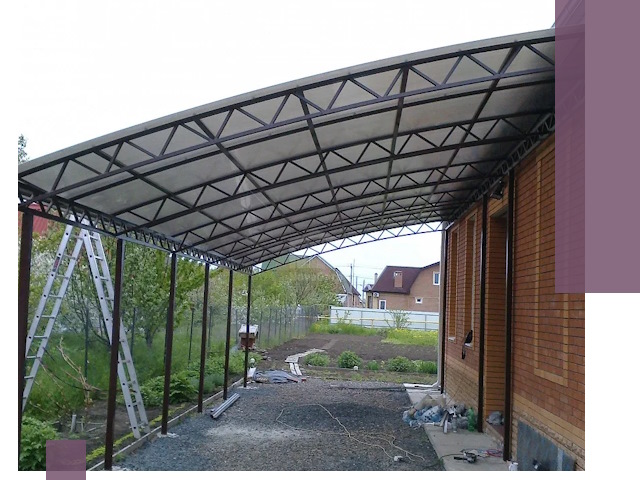 Профессиональный монтаж навесов под ключ в Королёве