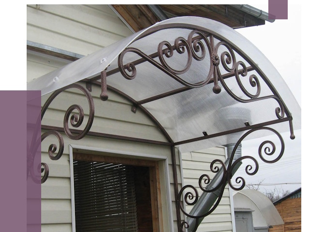 Изготовление козырьков в Королёве от 7486 руб. — заказать | ПРОЛЁТ-Кор