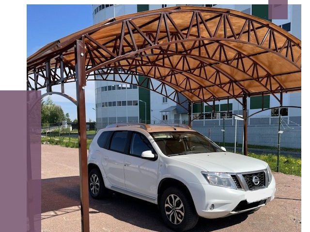 Недорогие навесы в Королёве от 43667 руб.  | ПРОЛЁТ-Кор