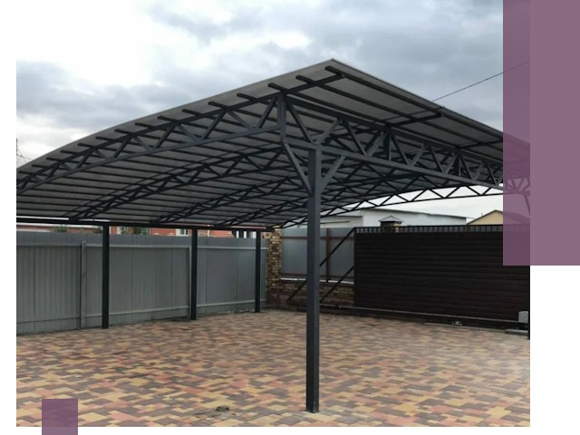 Недорогие навесы под ключ в Королёве — изготовление и монтаж