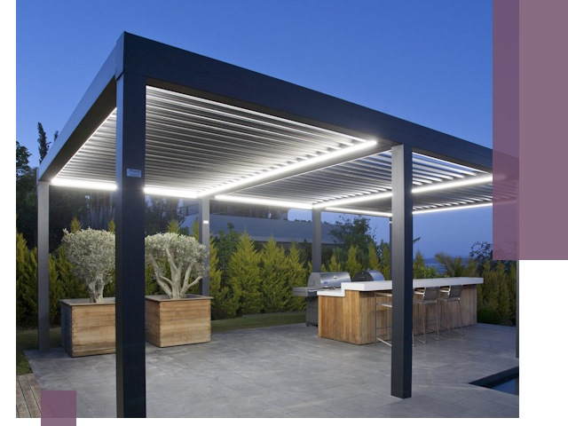 Навесы отдельно стоящие под ключ в Королёве из металла и поликарбоната