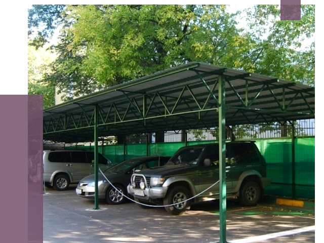 Навесы для парковки в Королёве от 81616 руб. заказать | ПРОЛЁТ-Кор