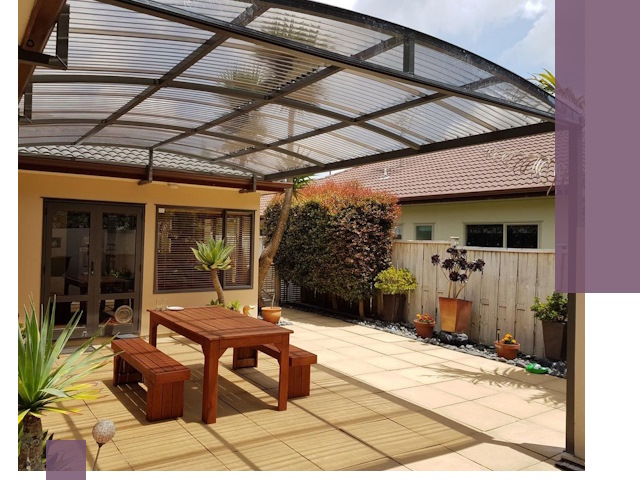 Навесы во двор под ключ в Королёве — изготовление и монтаж