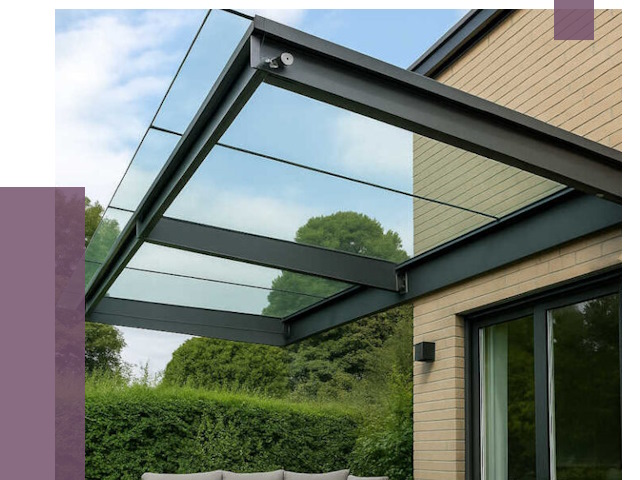 Стеклянные навесы и козырьки в Королёве от 12476 руб.