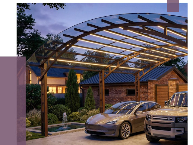 Металлические навесы в Королёве от 12892 руб. под ключ — ПРОЛЁТ-Кор