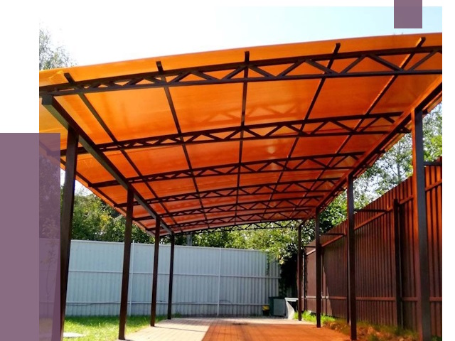 Односкатные навесы под ключ в Королёве от 13360 руб. 