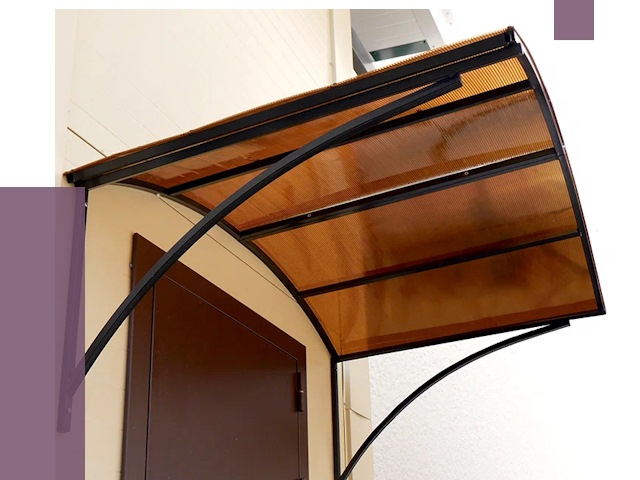 Недорогие козырьки в Королёве от 7715 руб.  | ПРОЛЁТ-Кор