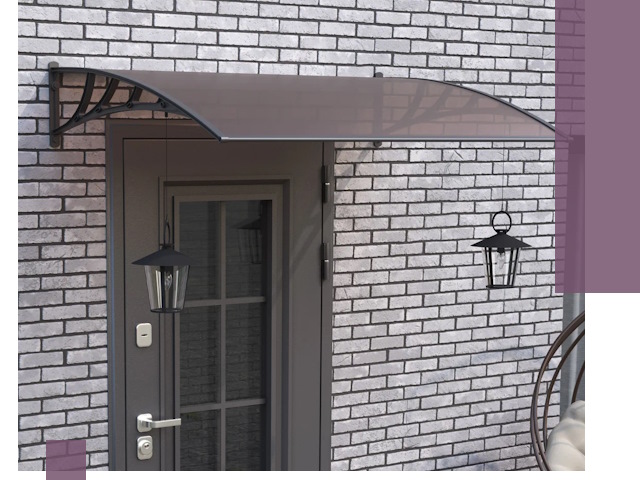 Недорогие козырьки и навесы под ключ в Королёве