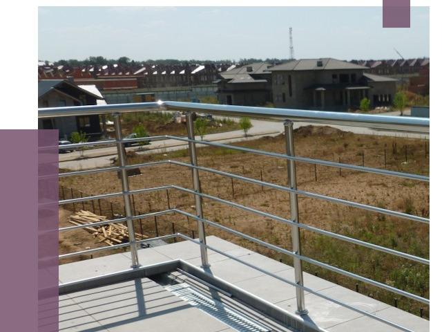 Парапеты из нержавеющей стали в Королёве от 8110 руб. за м² | ПРОЛЁТ-Кор