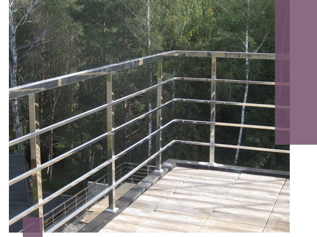 Парапеты из нержавеющей стали в Королёве — изготовление и монтаж