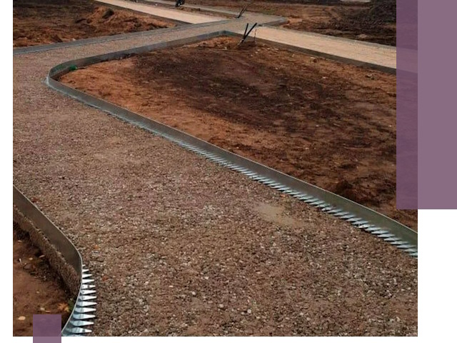 Металлические бордюры под ключ в Королёве — изготовление и монтаж