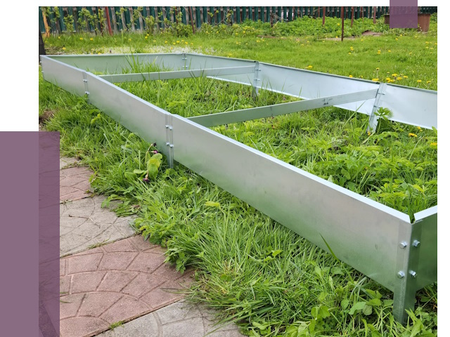 Металлические бордюры для грядок в Королёве от 1819 руб. 