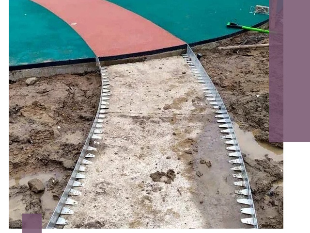 Металлические бордюры для дорожек в Королёве — монтаж и изготовление