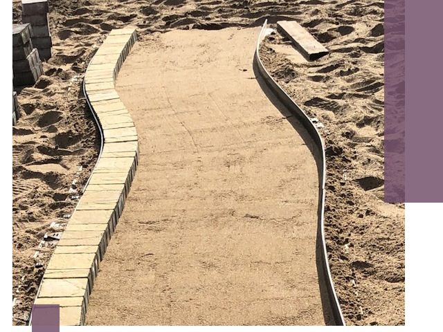 Металлические бордюры для тротуаров в Королёве — прочные и долговечные