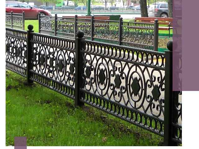 Секционные газонные ограждения под ключ в Королёве