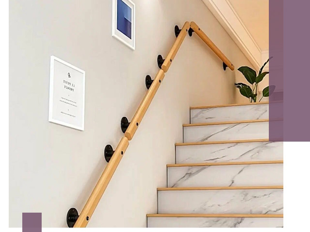 Поручни металлические и деревянные под ключ в Королёве