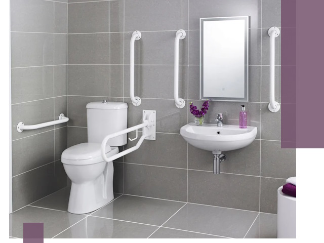 Поручни для санузлов в Королёве: установка, ремонт и монтаж