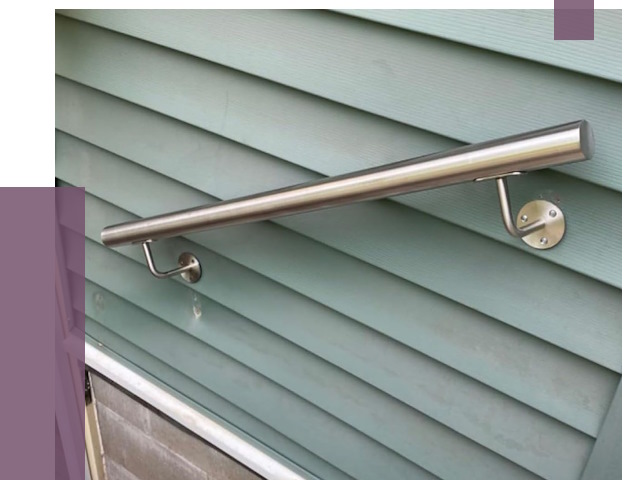 Поручни из нержавеющей стали в Королёве от 7798 руб.  | ПРОЛЁТ-Кор